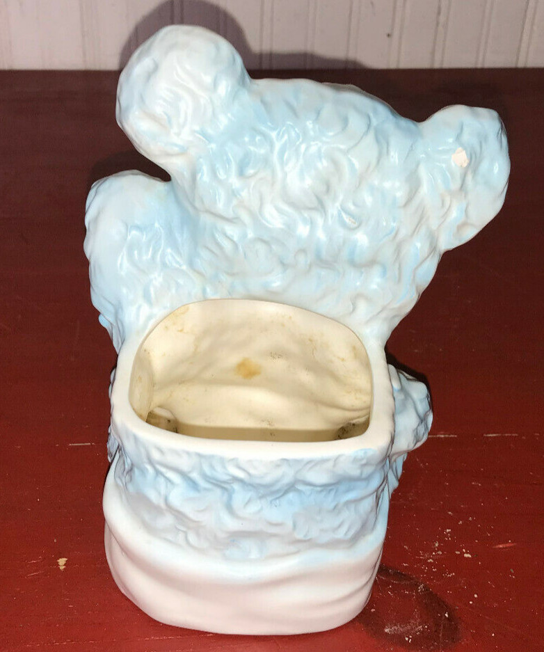 1963 SAMSON IMPORT BABY BLUE BOY BEAR PLANTER