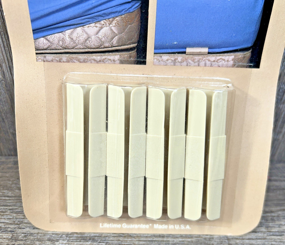 Set of (2) SLEEP-SNUG Bed Sheet Holder Clips Pack (4 pc) Keep Sheets Snug
