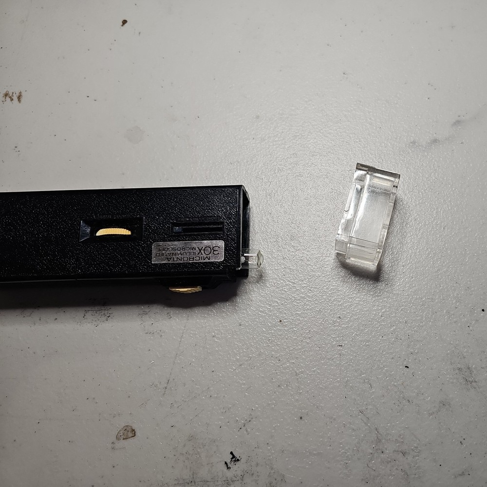 Vintage Micronta 30X Illuminated Microscope ~ **WORKING**