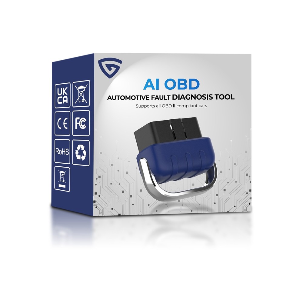 Diagnostic Scan Tool OBD2 Bluetooth with AI for iOS Android, Car Code Reader