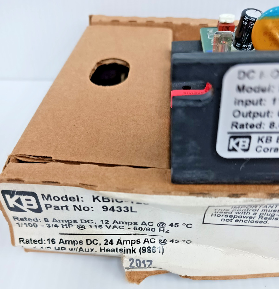 New KB Electronics KBIC-125 Dc Motor Speed Control Board
