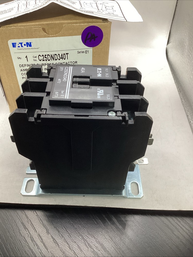 EATON C25DND340T DEFINITE PURPOSE CONTACTOR 🟣
