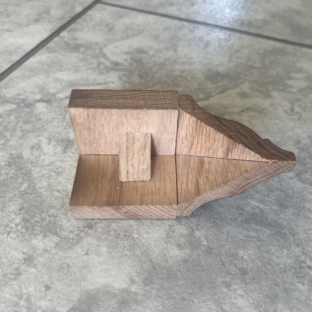 Crown Molding Corners Solid Oak Inside Blocks For 3 5/8” Transition