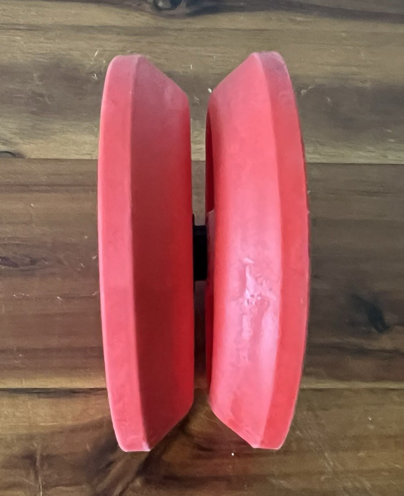 1988 Milton Bradley Yo Go Rubber Yo-Yo Two Strings & Instructions