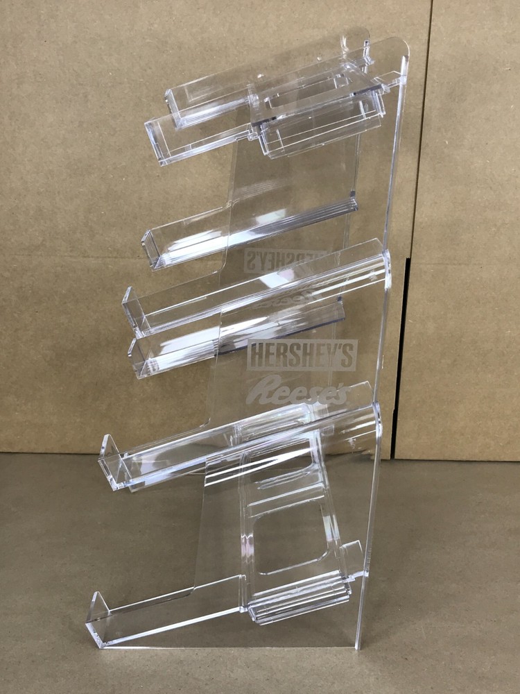 Hershey's Reese's Candy Plastic Countertop Display Stand Rack Shelf