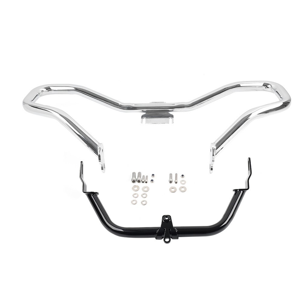 Chrom Engine Crash Bar Fairing Support Bracket For Harley Road Glide FLTRX 15-23