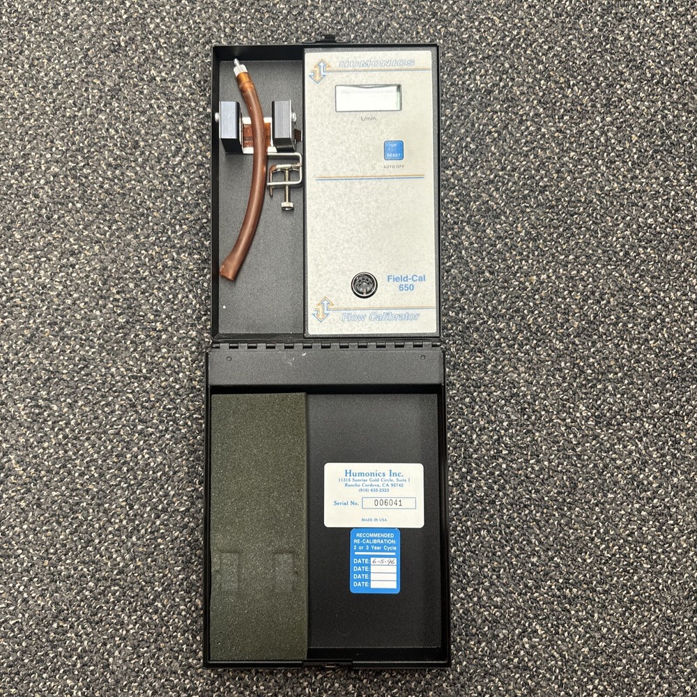 Humanics Digital Flow Calibrator