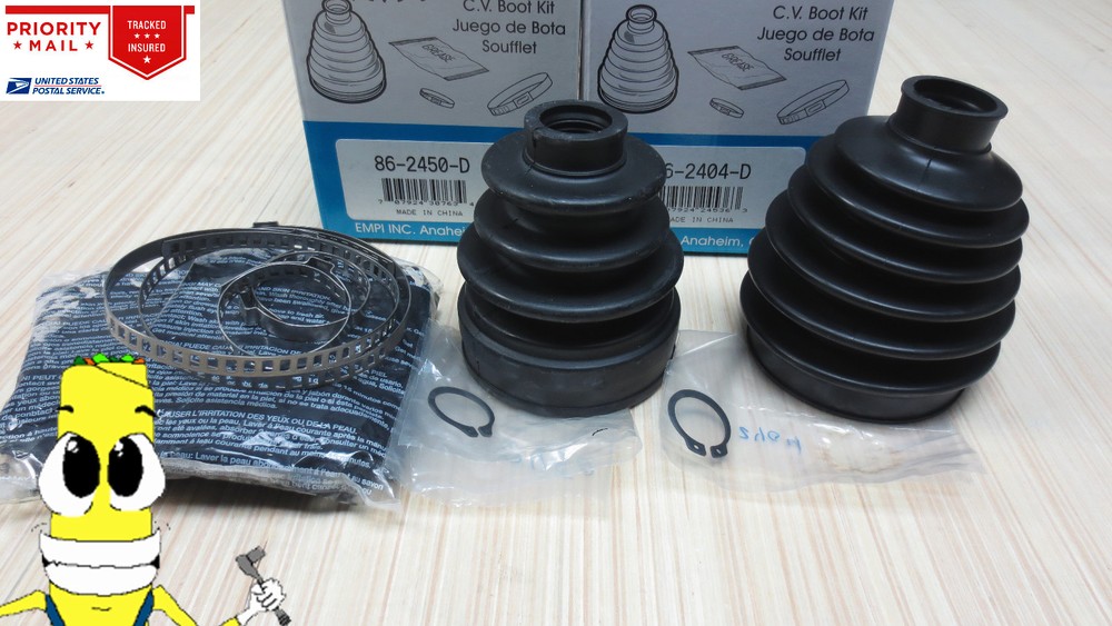 Front Inner & Outer CV Axle Boot Kit for Toyota Corolla 2009 2010 2011 2012 2013