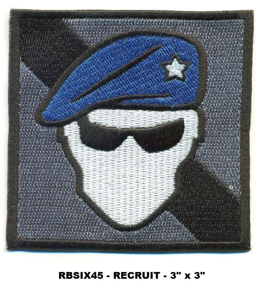 RAINBOW SIX OPERATION RECRUIT HOOK BACKING PATCH - RBSIX45V