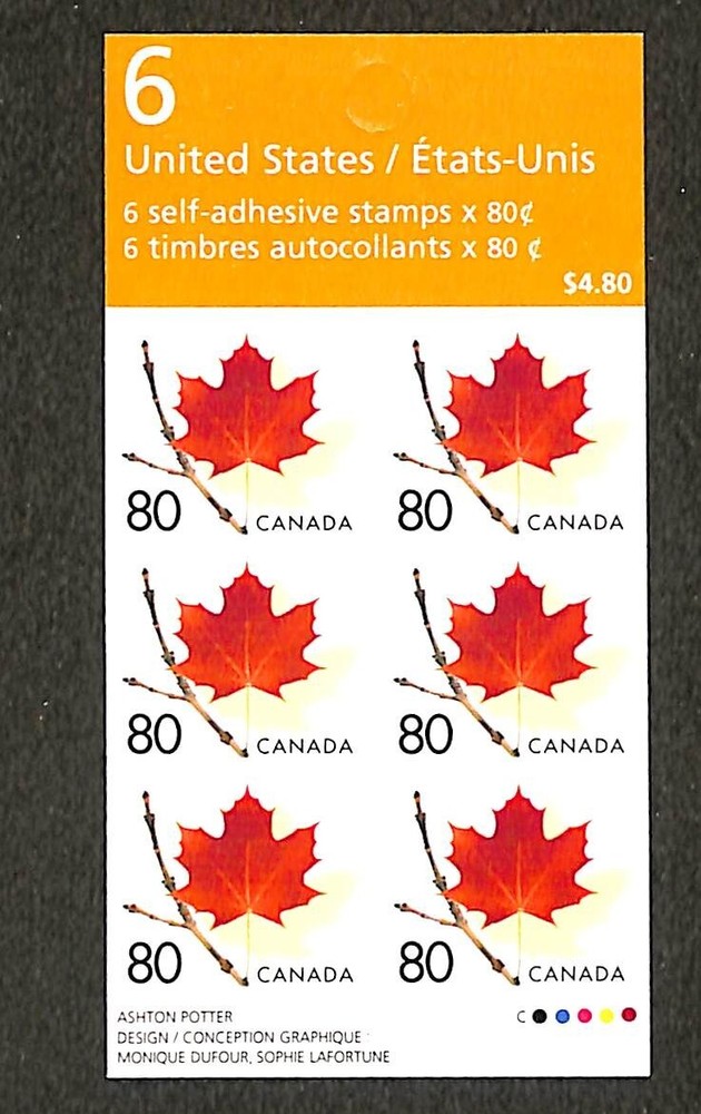 Canada - Booklet BK282 - TRC Paper - Maple Leaf - Scott 2013