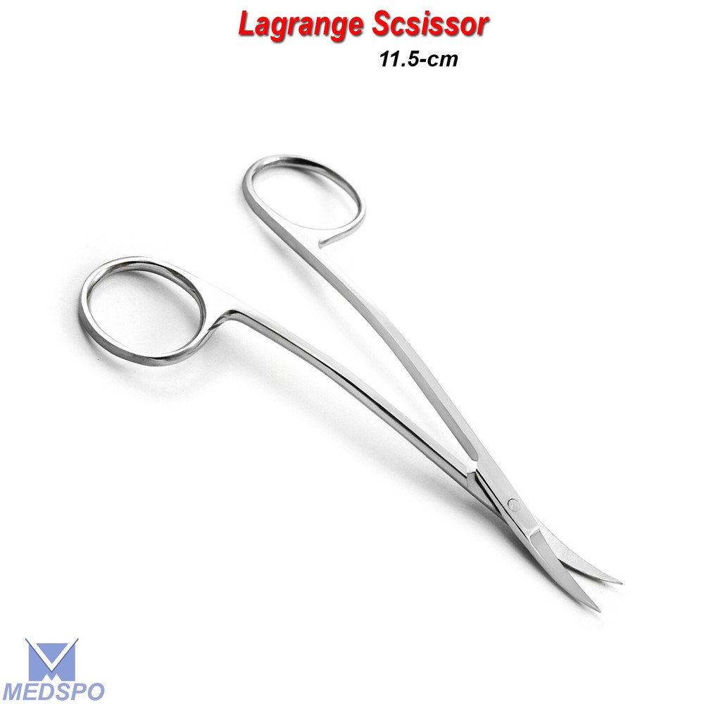 LaGrange Scissors 11.5cm Micro Surgical Medical Operating Dental Instruments CE