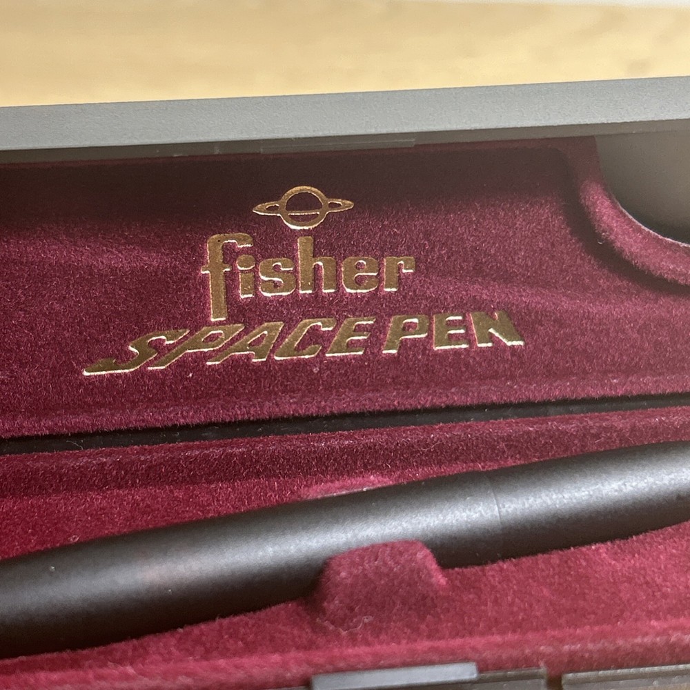 Fisher Space Black Pen & Case