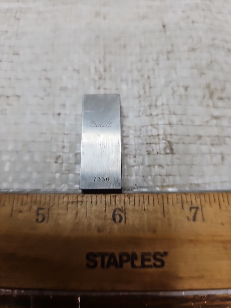 DoALL .550" RECTANGULAR GAGE BLOCK NO. 7336