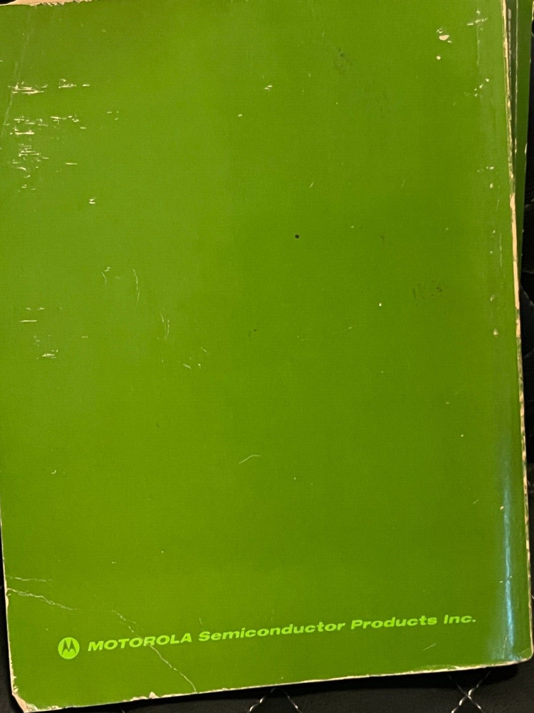 Motorola Semiconductor Data Library Linear Integrated Circuits 6B-1976