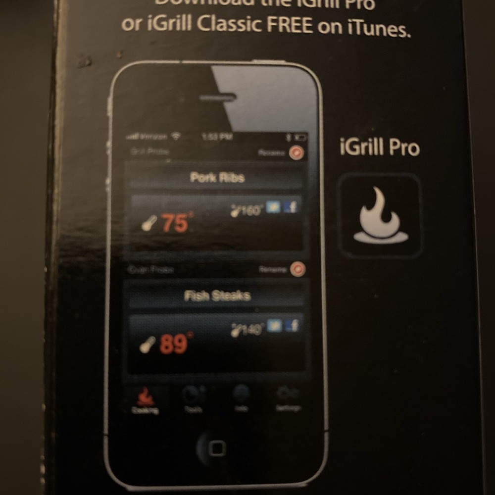 iGrill Bundle Wireless Thermometer + 4 new probes for Apple