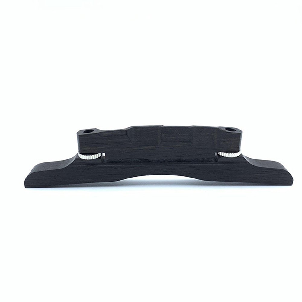 Premium Ebony Mandolin Bridge Adjustable Height Enhanced Tone Transmission