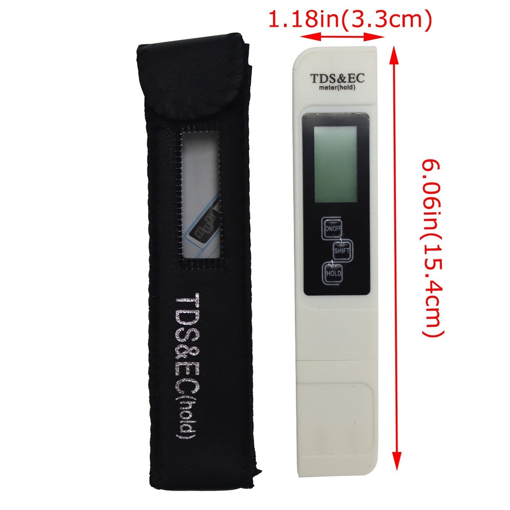 1 PC Multi-function TDS Meter Digital Tester Water Quality TestingTool 0-9999ppm
