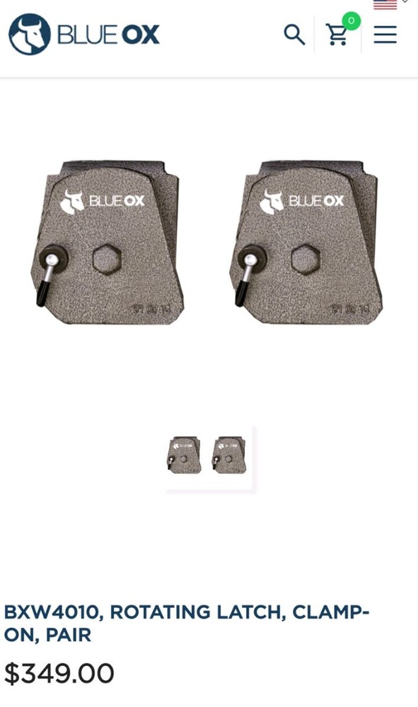 Blue Ox Sway Pro Rotating Latch Kit