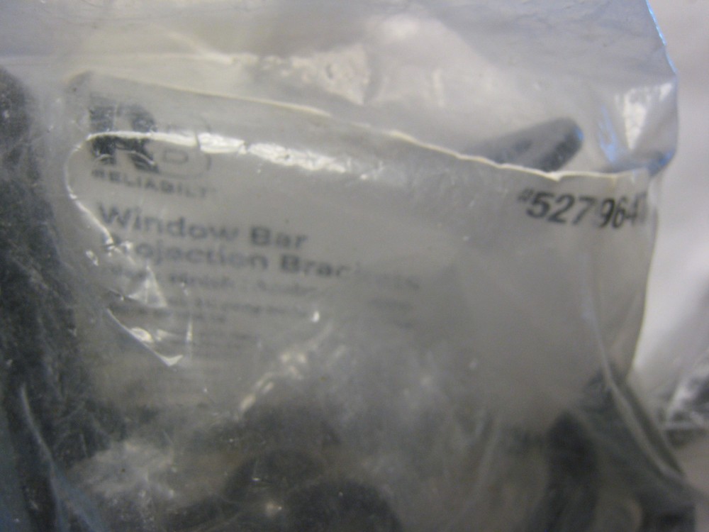 14 pieces 3" Black Projection Brackets For Window Security Bars MIXED Lot