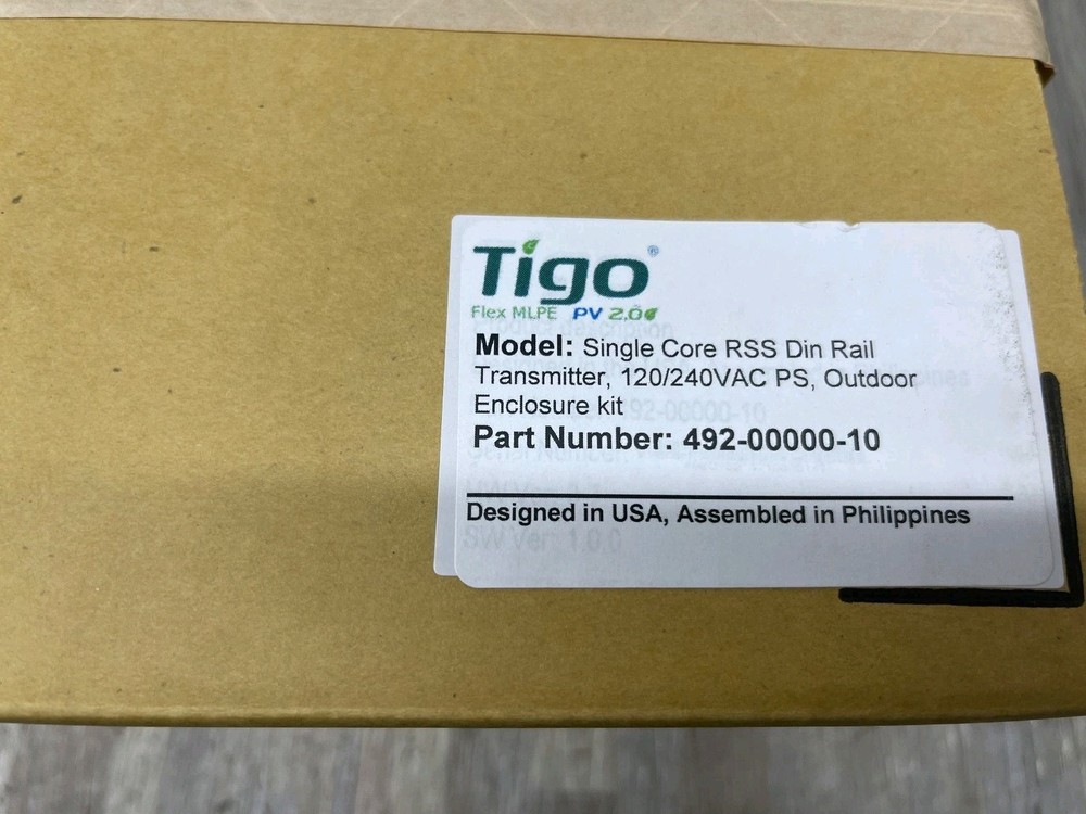 Tigo 492-00000-10 RSS Transmitter Kit Single Core rss din rail new