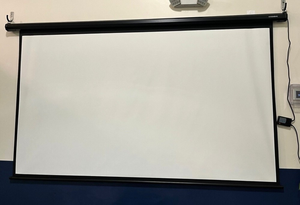 VivoHome Motorized Projector Screen 100in