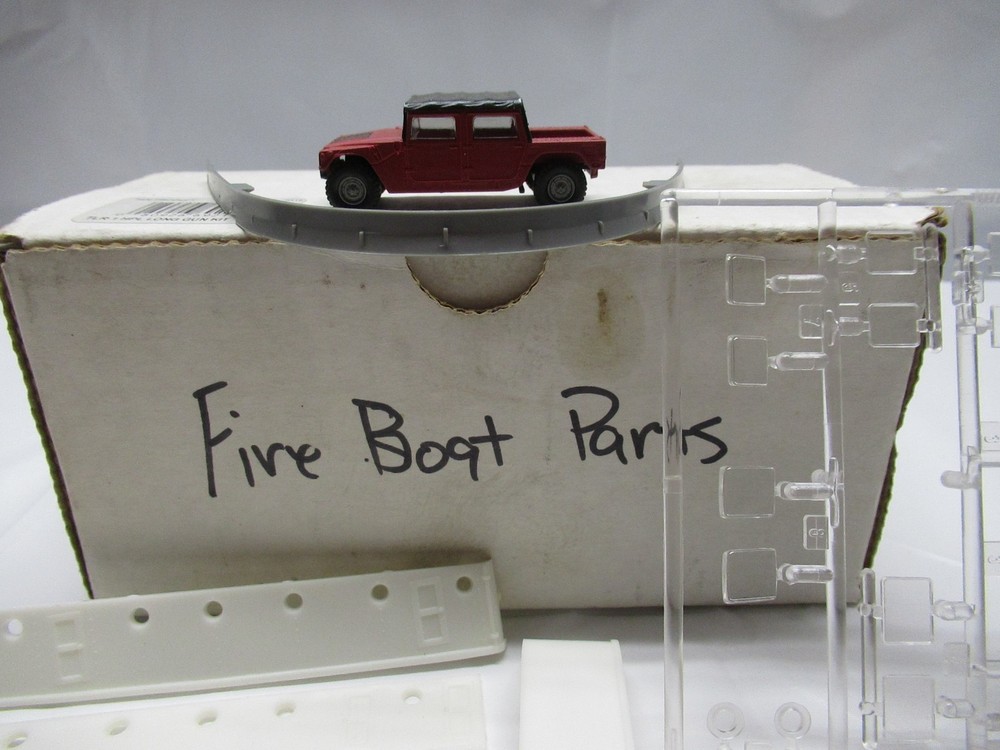Fire Boat Parts For A Plastic Model Kit