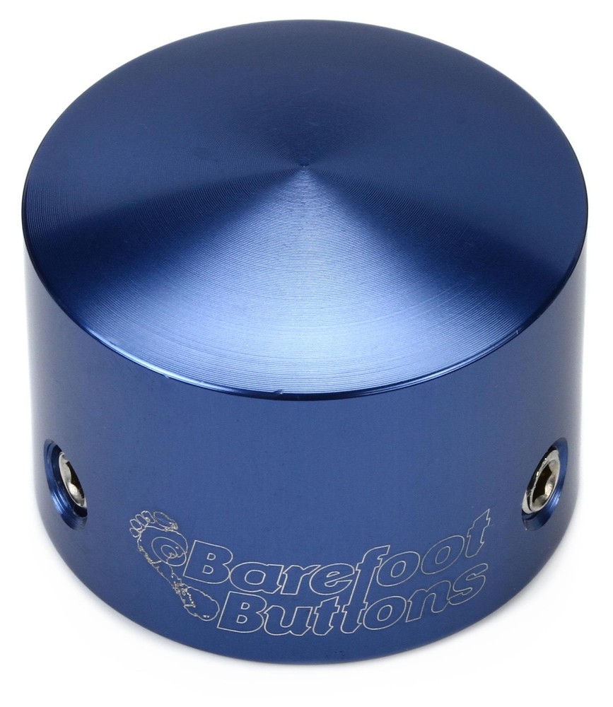 Barefoot Buttons V1 Tallboy Footswitch Cap - Dark Blue (5-pack) Bundle