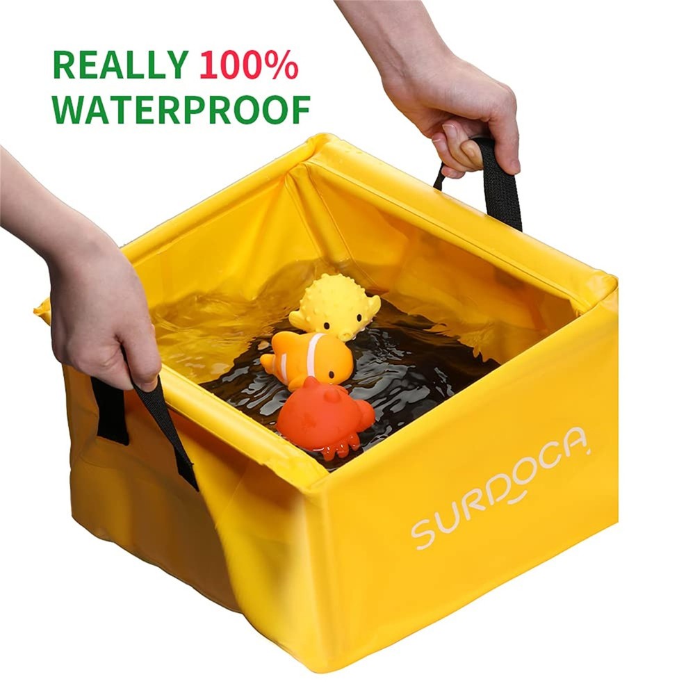 Fully Waterproof Car Trunk Organizer Foldable Multifunctional Storage Bag 18L