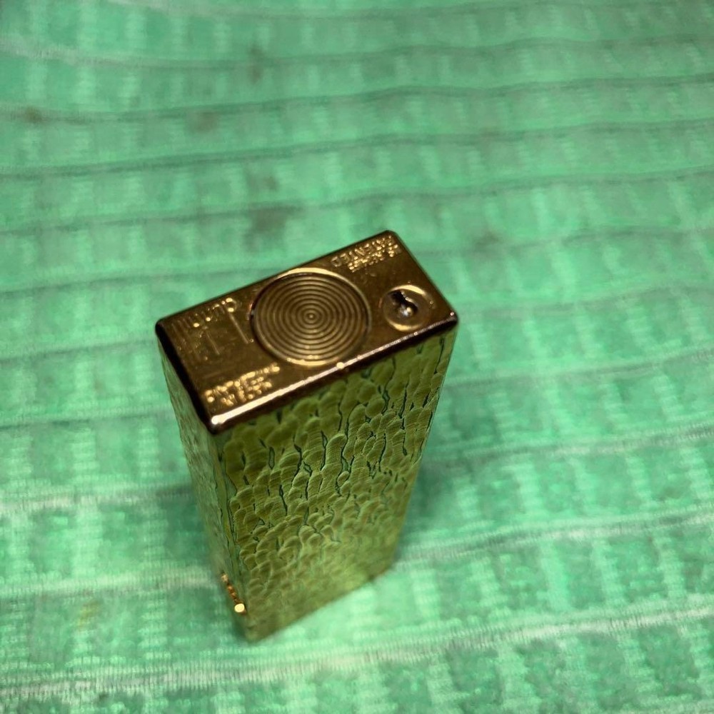 Overhauled Dunhill Gas lighter Gold without box