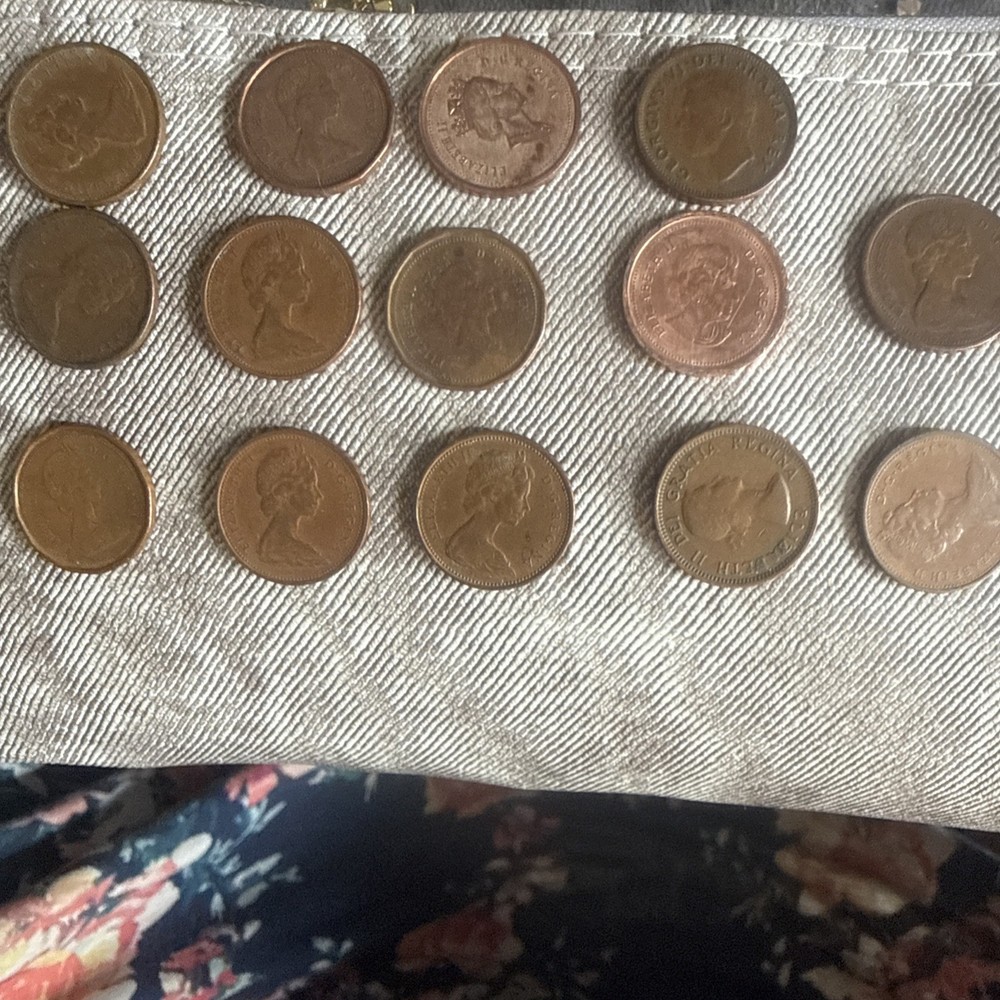 Old Canadian Pennies