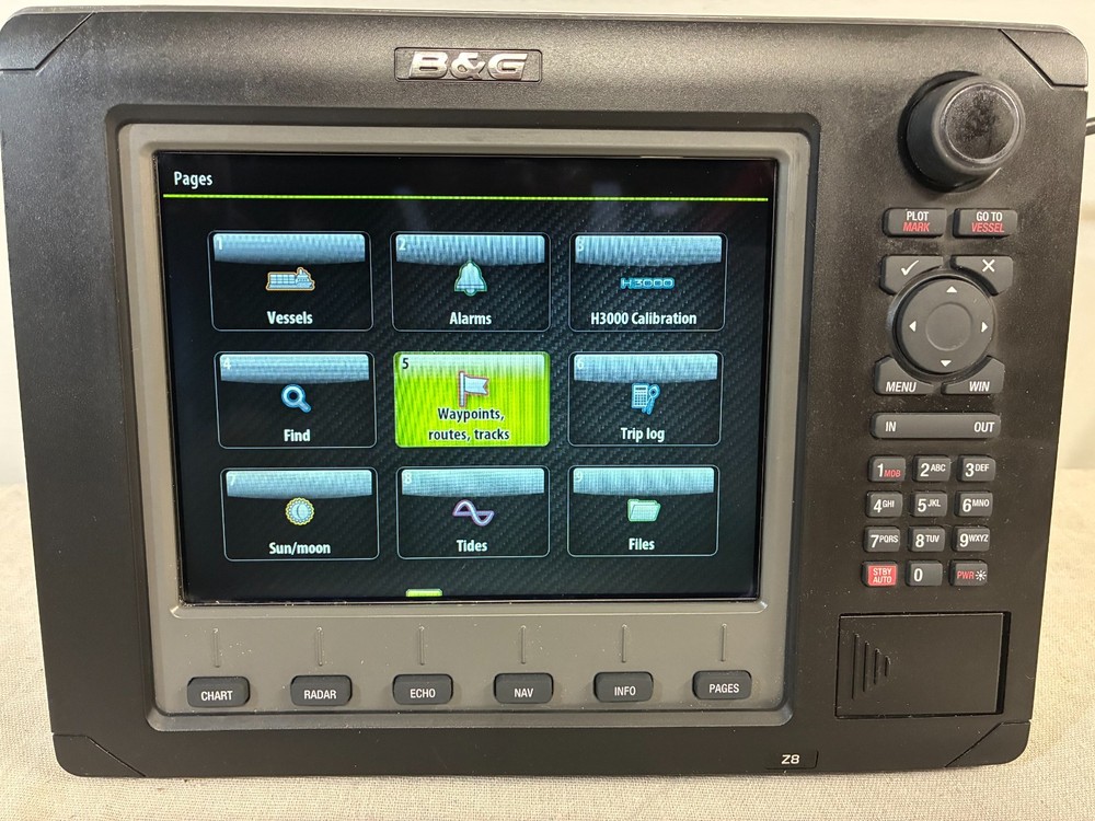 B&G Z8 8" Multi Function Display Navico Simrad Tested/Warranty!