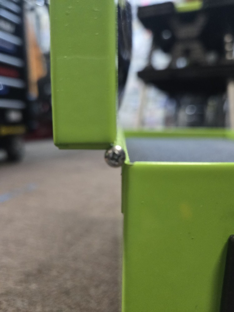 LID STAY Modification Lowes Kobalt Mini Toolbox Lowe’s Tool Box Top Hinge Mod