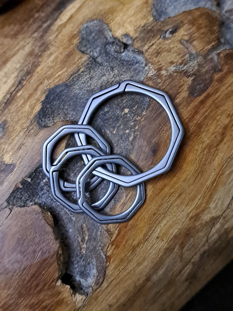 Gentlemen Series  Titanium Sidepush Keyring Set