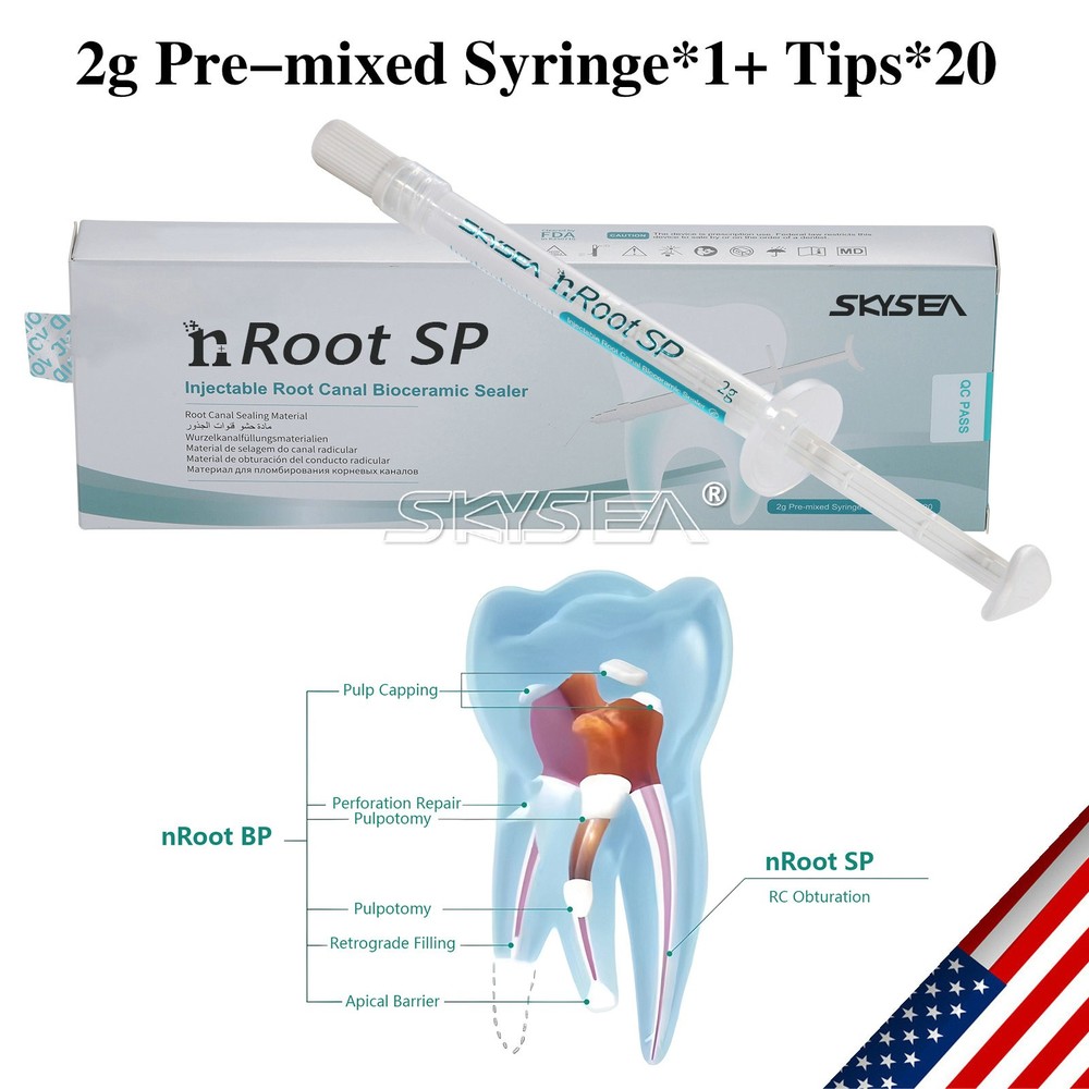 Sealer Bioceramic Root Canal Sealers 2g + 20 tips