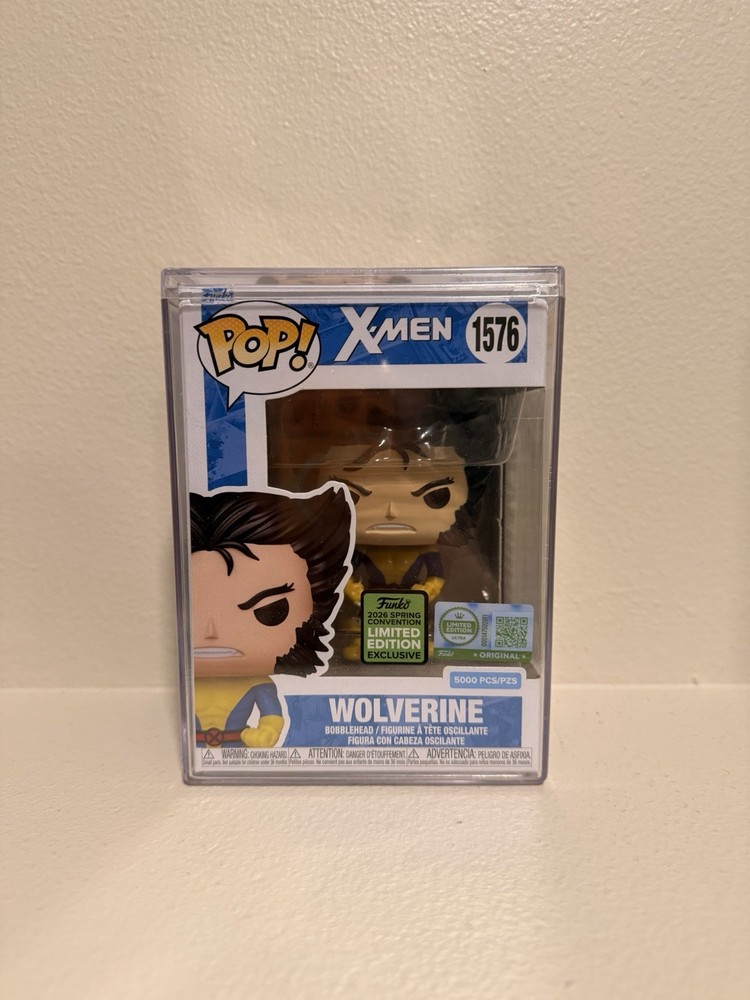 Funko Pop! X-Men Wolverine #1576 LE 5000 Pieces ECCC 2026 Shared w/Protector