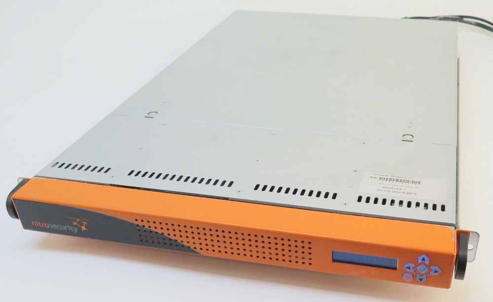 McAfee NitroSecurity NitroGuard NS-IPS-2250-R-8BTX Firewall & VPN Security