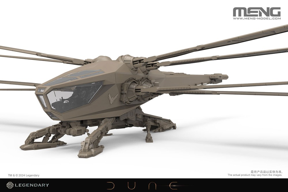 MENG 1/72 DS-007 ATREIDES ORNITHOPTER PLASTIC MODEL KIT