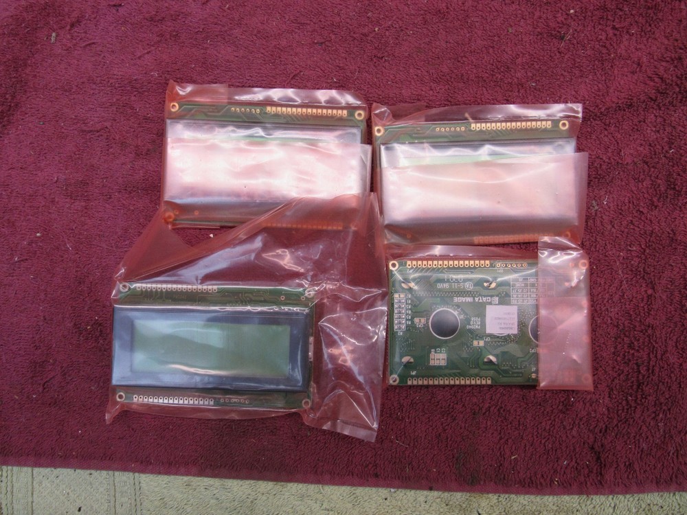 (4) NOS Data Image LCD Display CM200400 PM2040 REV D 3" PCB