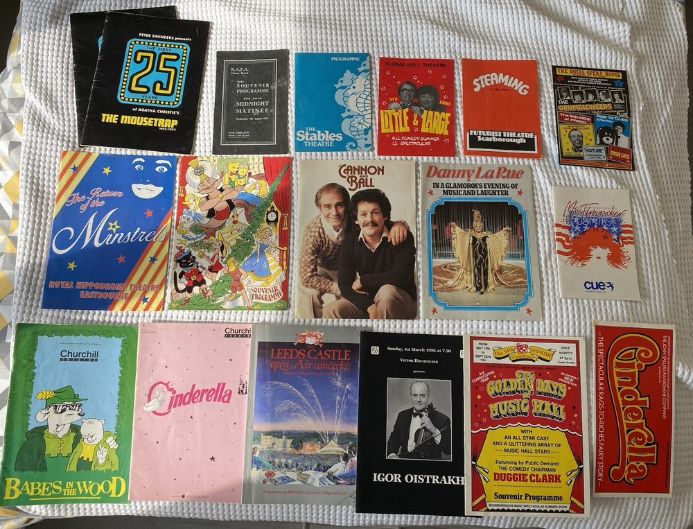 Theatre Programmes Bundle Job 18 Theatre Programmes Various Titles
