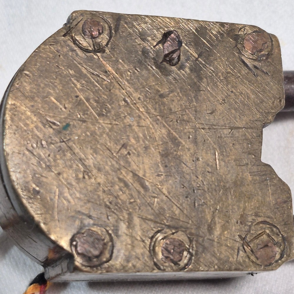 BRASS PADLOCK By TRUSTY LOCK 8 LEVERS