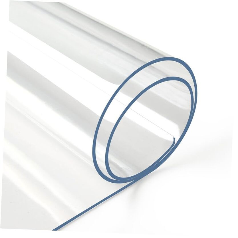 2mm Thick Clear Table Cover Protector 36 x 36" x 60" (Rectangular) Clear 2mm
