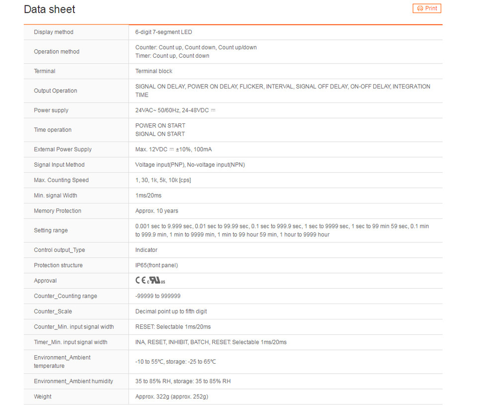 Autonics CT6M-I2 Counters Standard Type New 1PCS #
