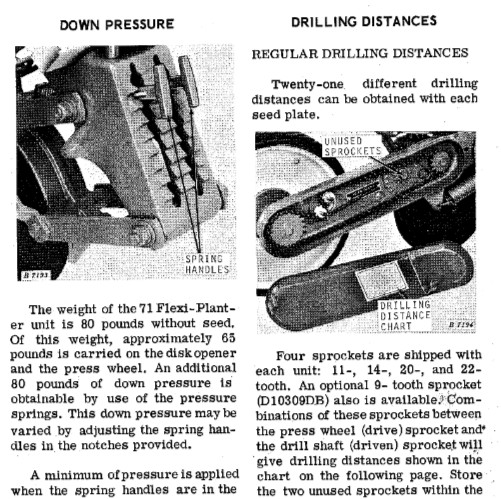 Owner's Operator's Manual for 71 Flexi-Planter Plate Type Seed Planter
