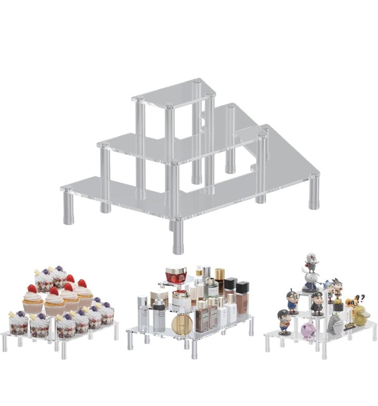 Acrylic Cupcake Stand, Clear Dessert Tower Holder Display