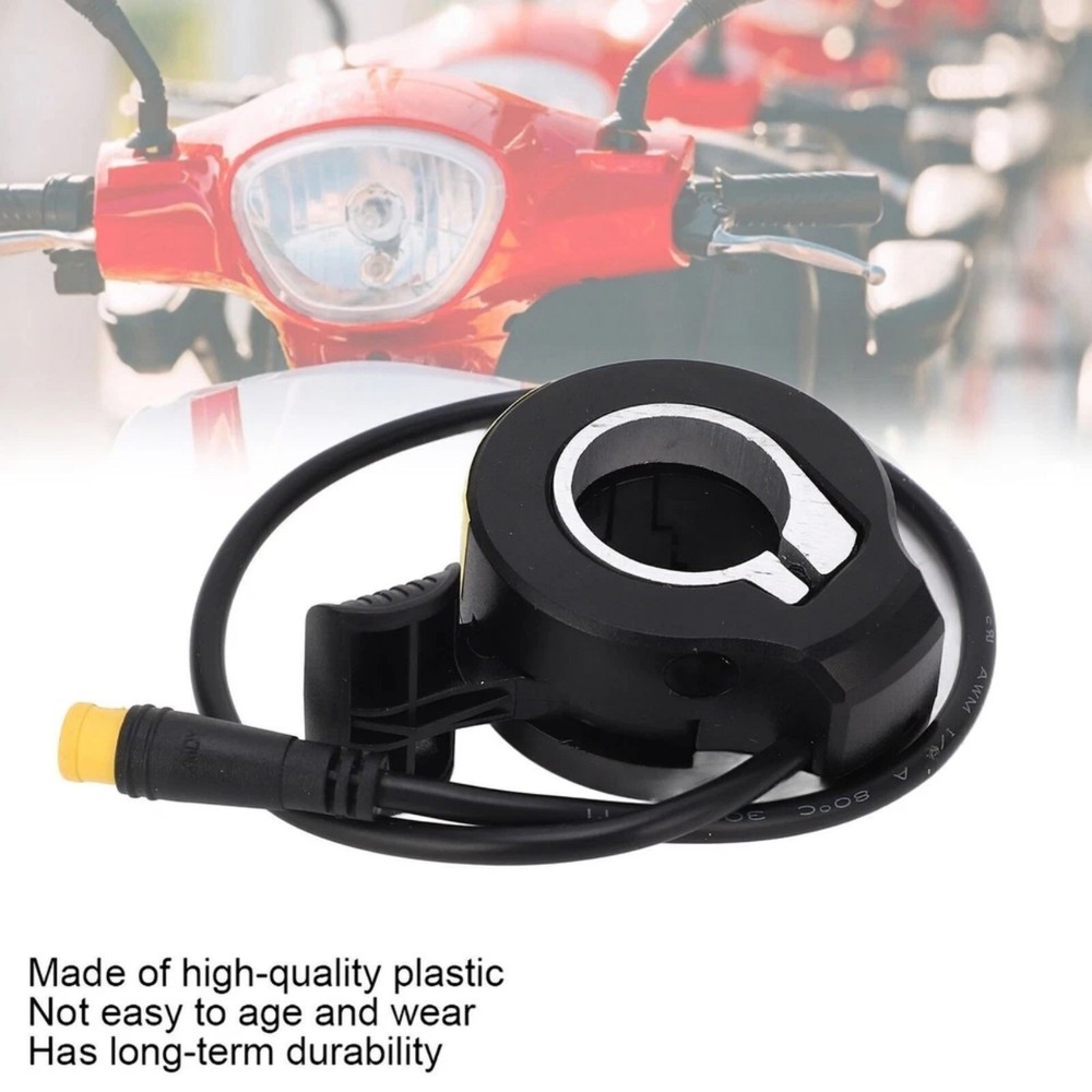 Thumb Throttle Waterproof Plug Speed Control Finger Accelerator for E-Bikes New