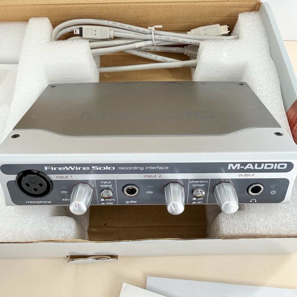 M-Audio FireWire Solo Mobile Digital Recording Audio Interface