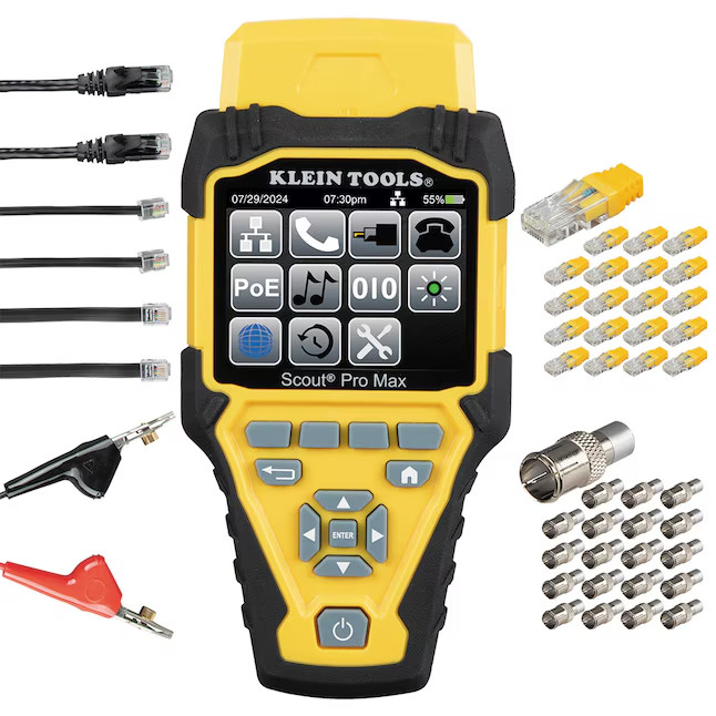 Klein Tools Scout Pro Max Network Cable Tester With Remote Set - NO SHIP CA