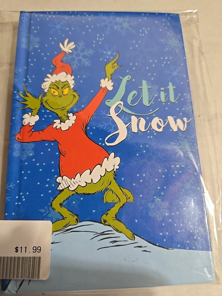 Grinch Let It Snow Writing Pad