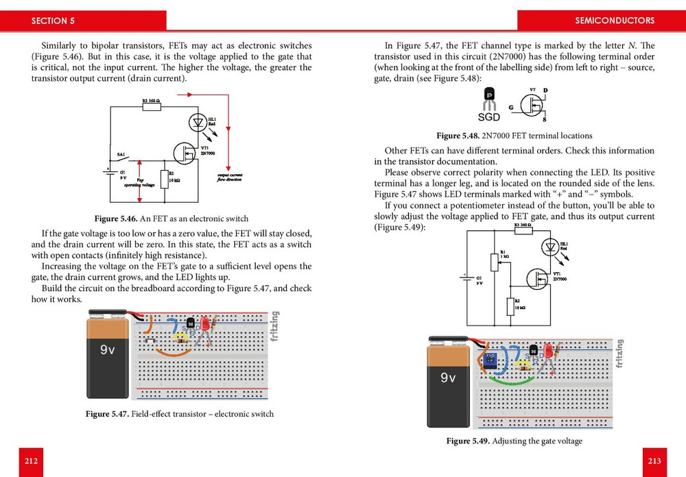 The learning package “Practical Electronics” 50+ experiments English 2019