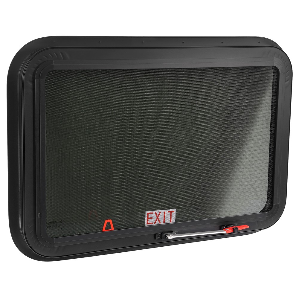 30"x20" Emergency Push Out Exit Window Tinted Glass w/Trim For RV Camper Window